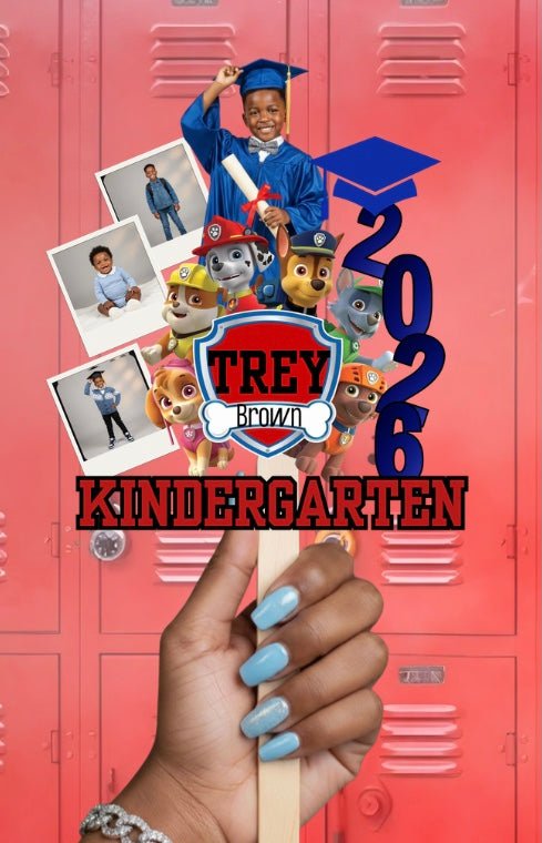 Kindergarten Character Fan Bundle
