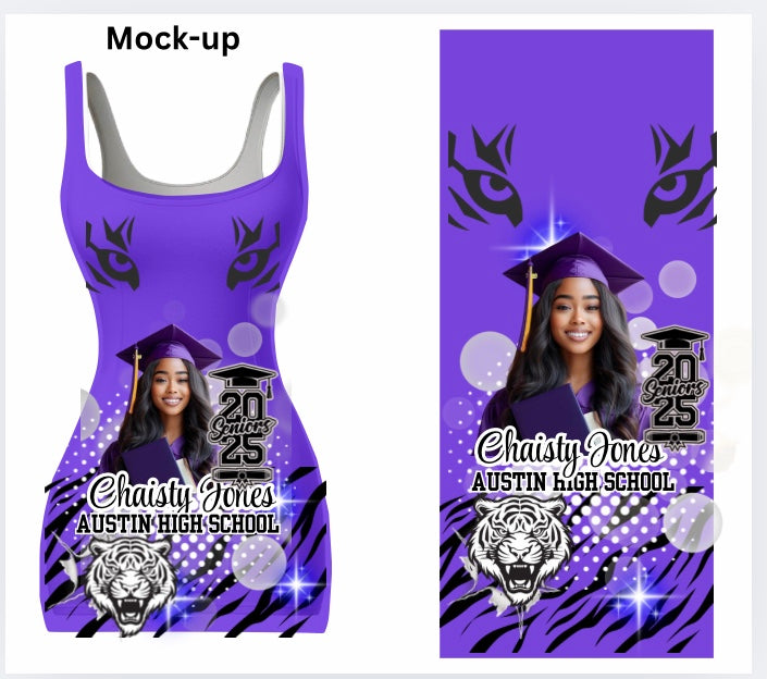 AOP Graduation Dress Template