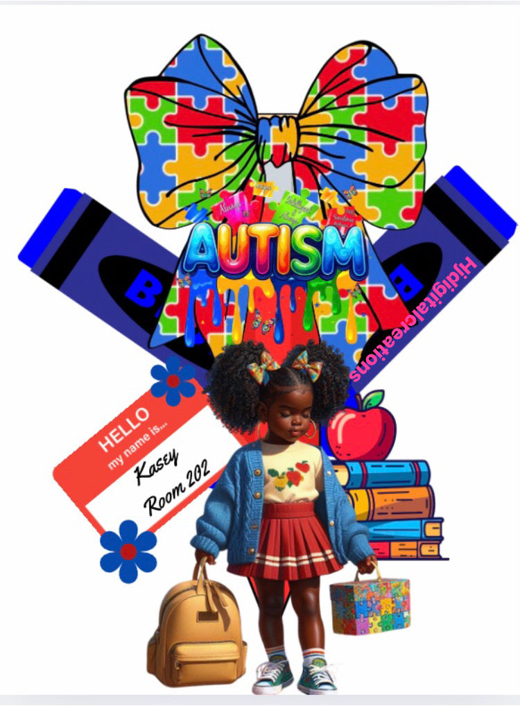 Back To School Autism Design