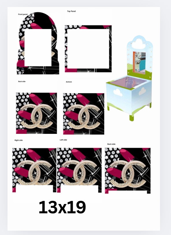 Vanity designer gift box