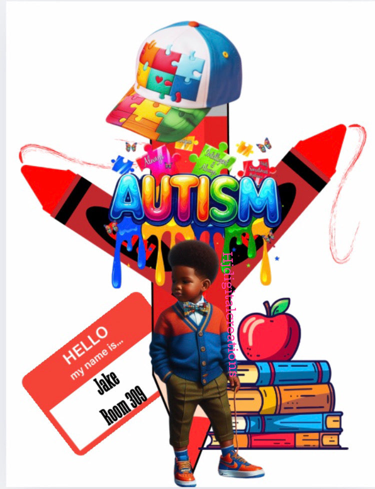Back To School Autism Design