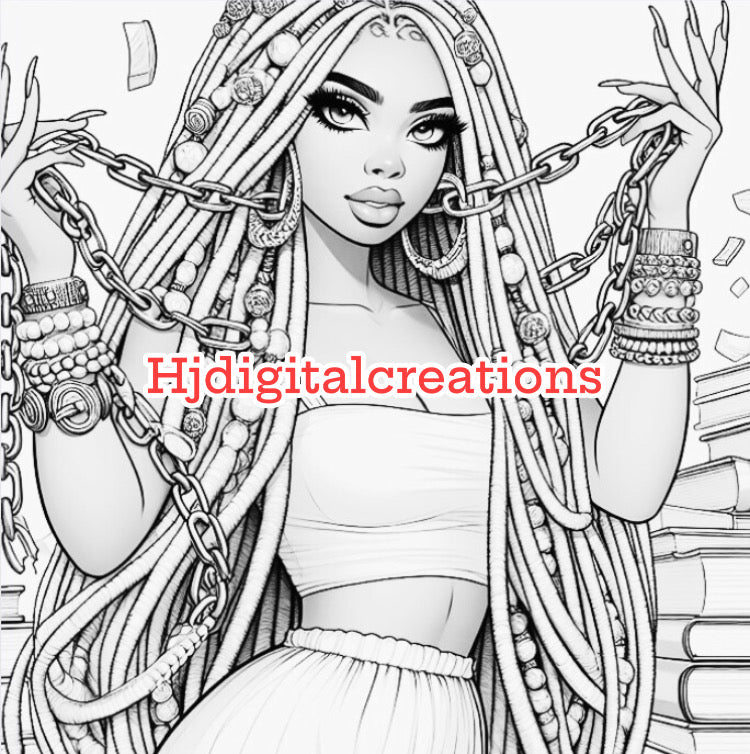 Break Every Chain Juneteenth Adult Coloring Book