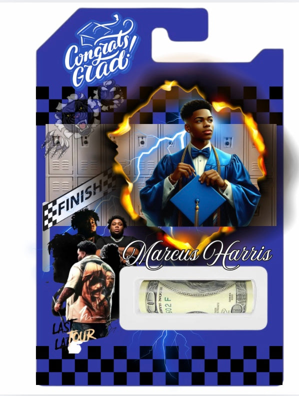 Graduation class of 2025 Money Holder Template
