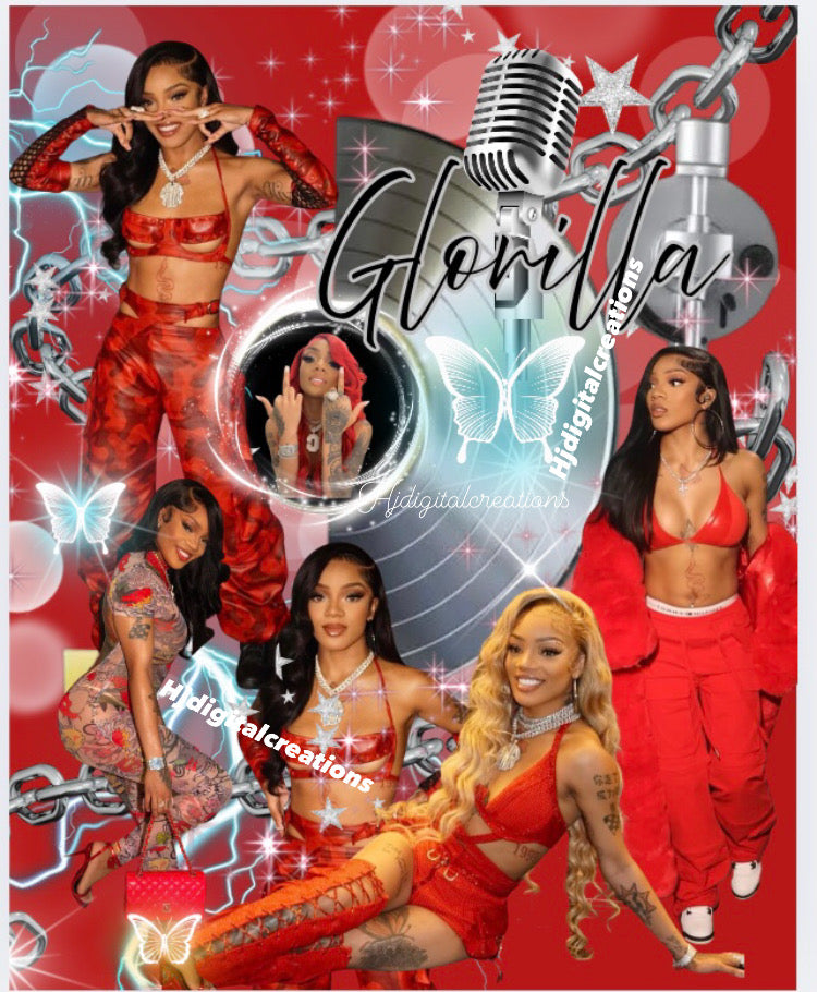 Glorilla album design