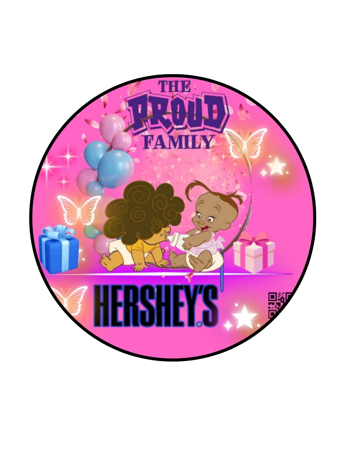Proud FamilyTheme Party Favor Template Bundle
