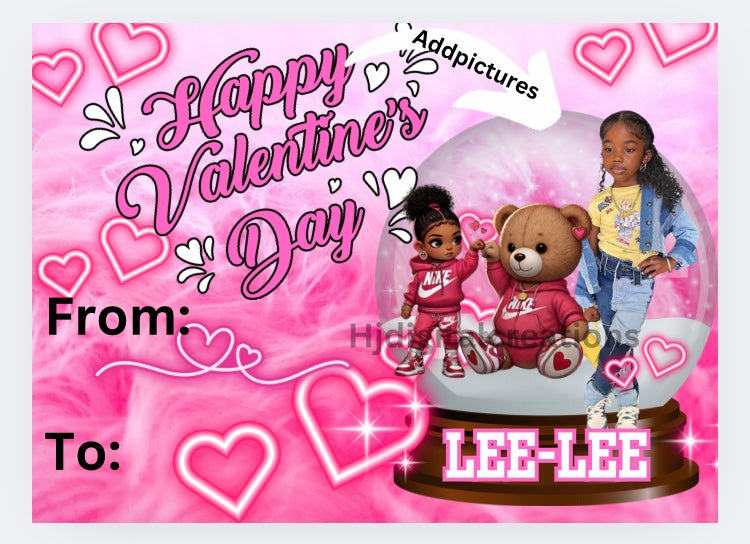 Personalized Valentines Day Card Template( 5)Bundle