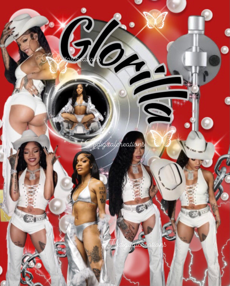 Glorilla album design