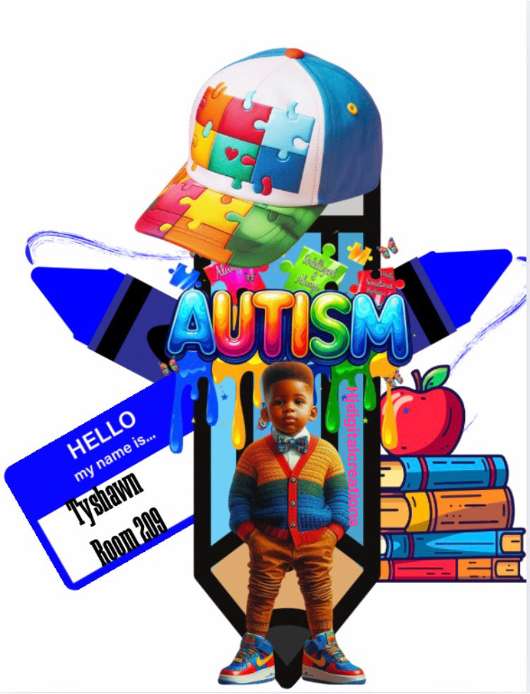 Back To School Autism Design