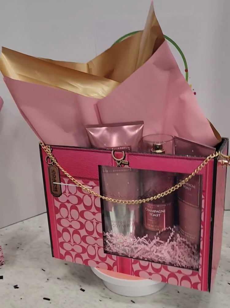 Handbag gift bag template