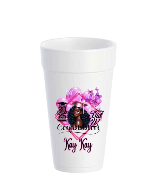 Birthday and Graduation cup template bundle (8)