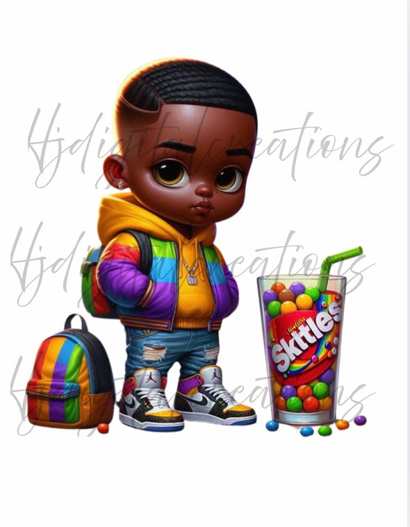 Back to school Skittles digital images Bundke