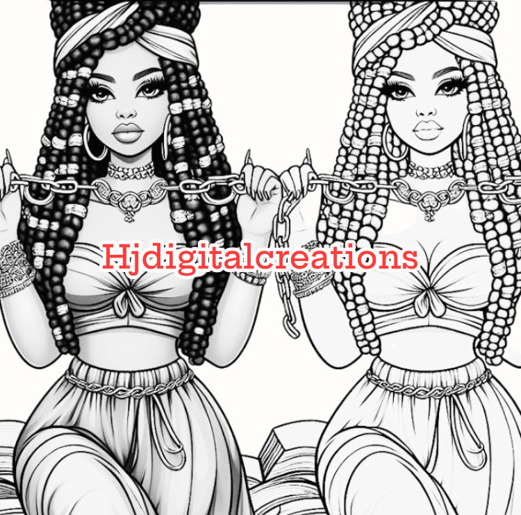 Break Every Chain Juneteenth Adult Coloring Book