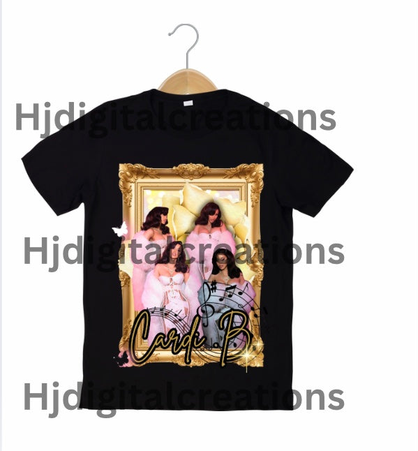 Cardi B T shirt Desgin