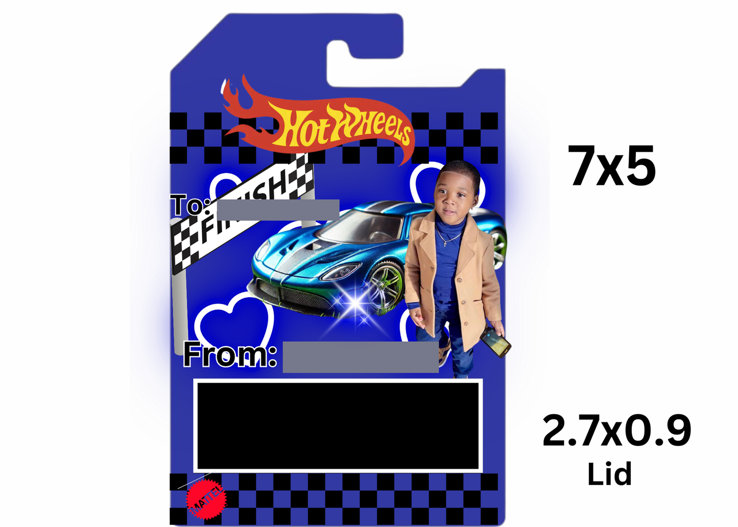 Hot Wheel Cardstock Template