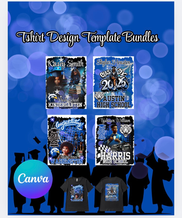 2025 graduation T shirt design template bundle (4)