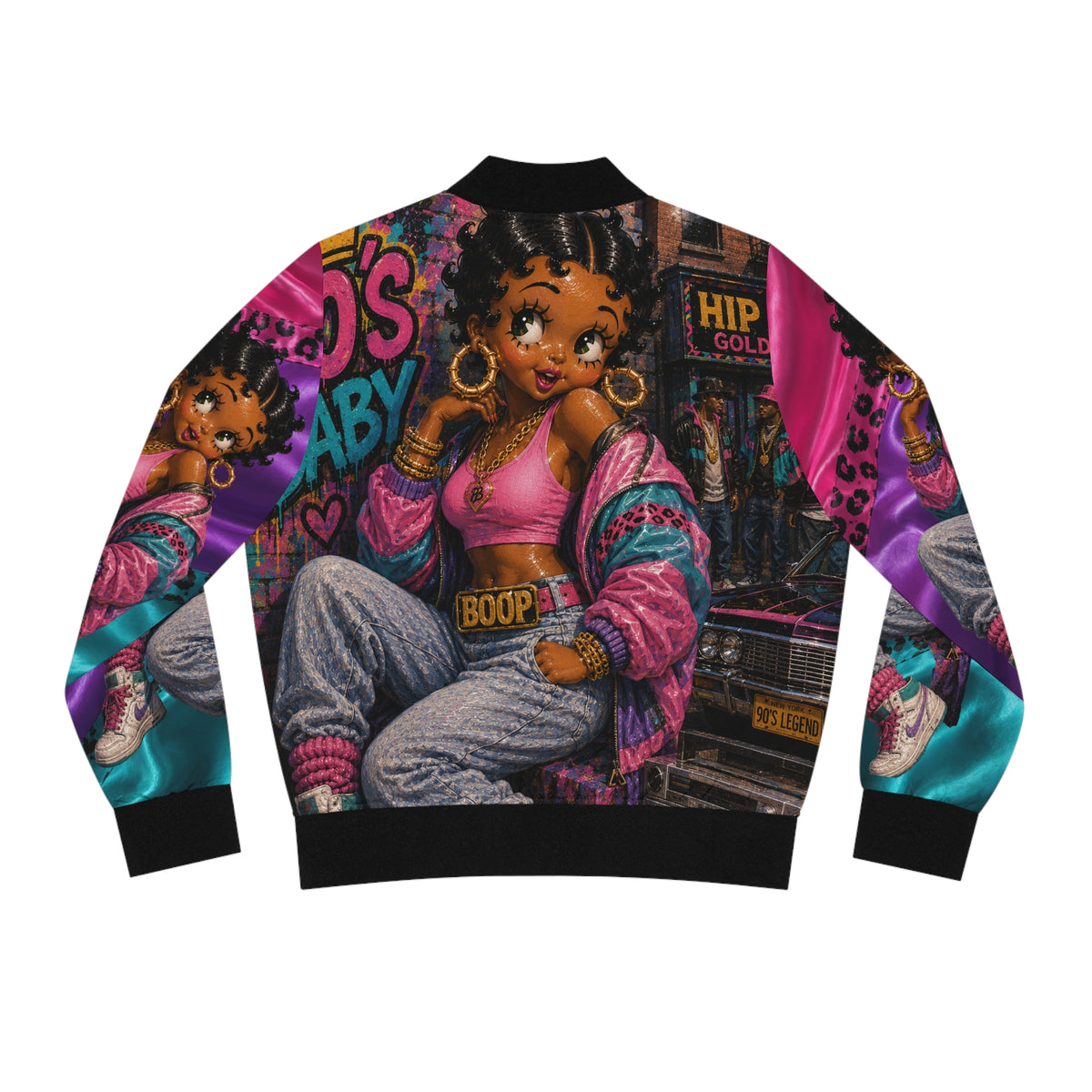 Retro Betty Boop Bomber Jacket