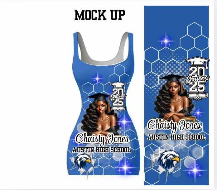 AOP Graduation Dress Template