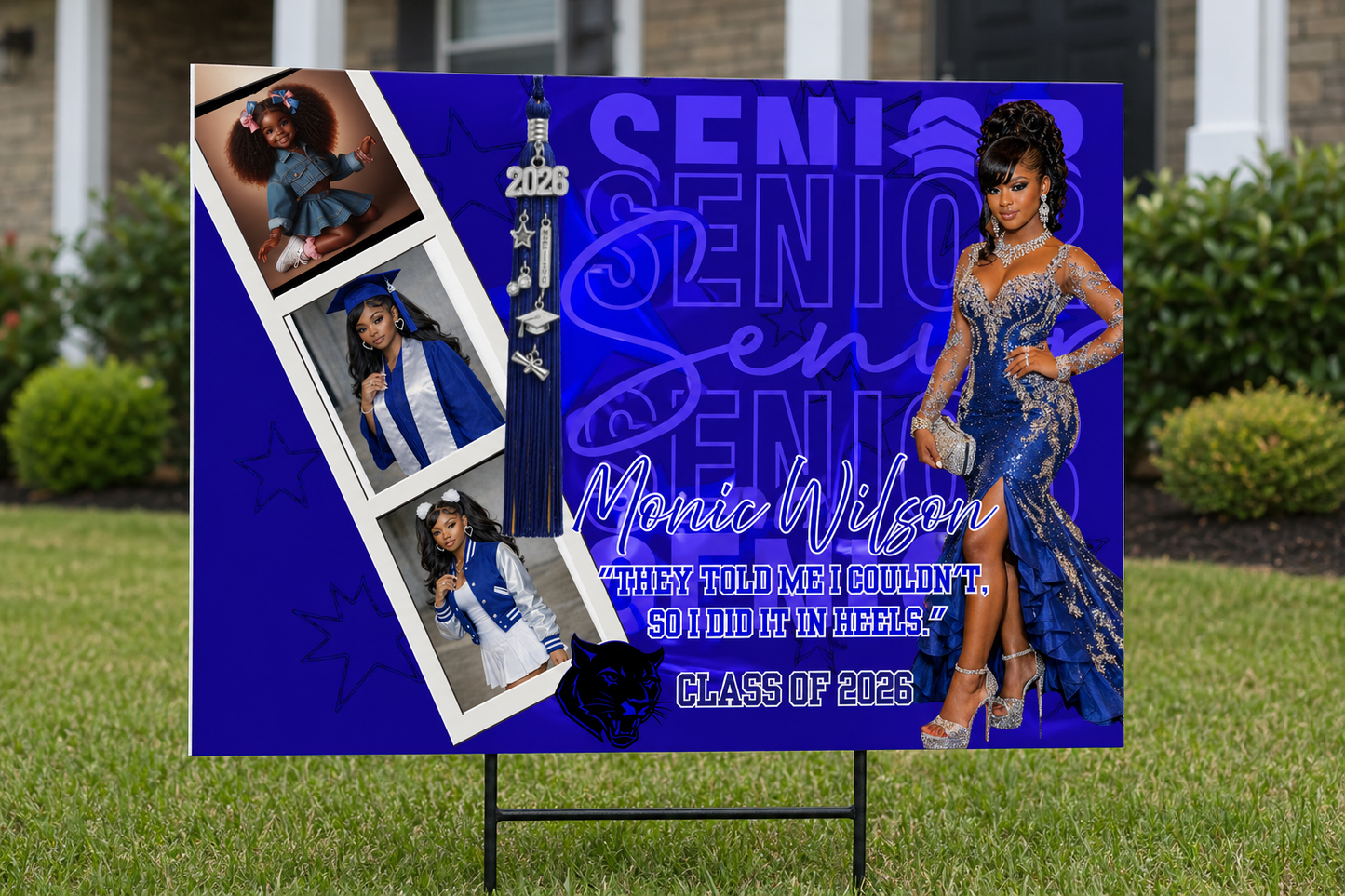 Graduation Yard Sign Template Bundle