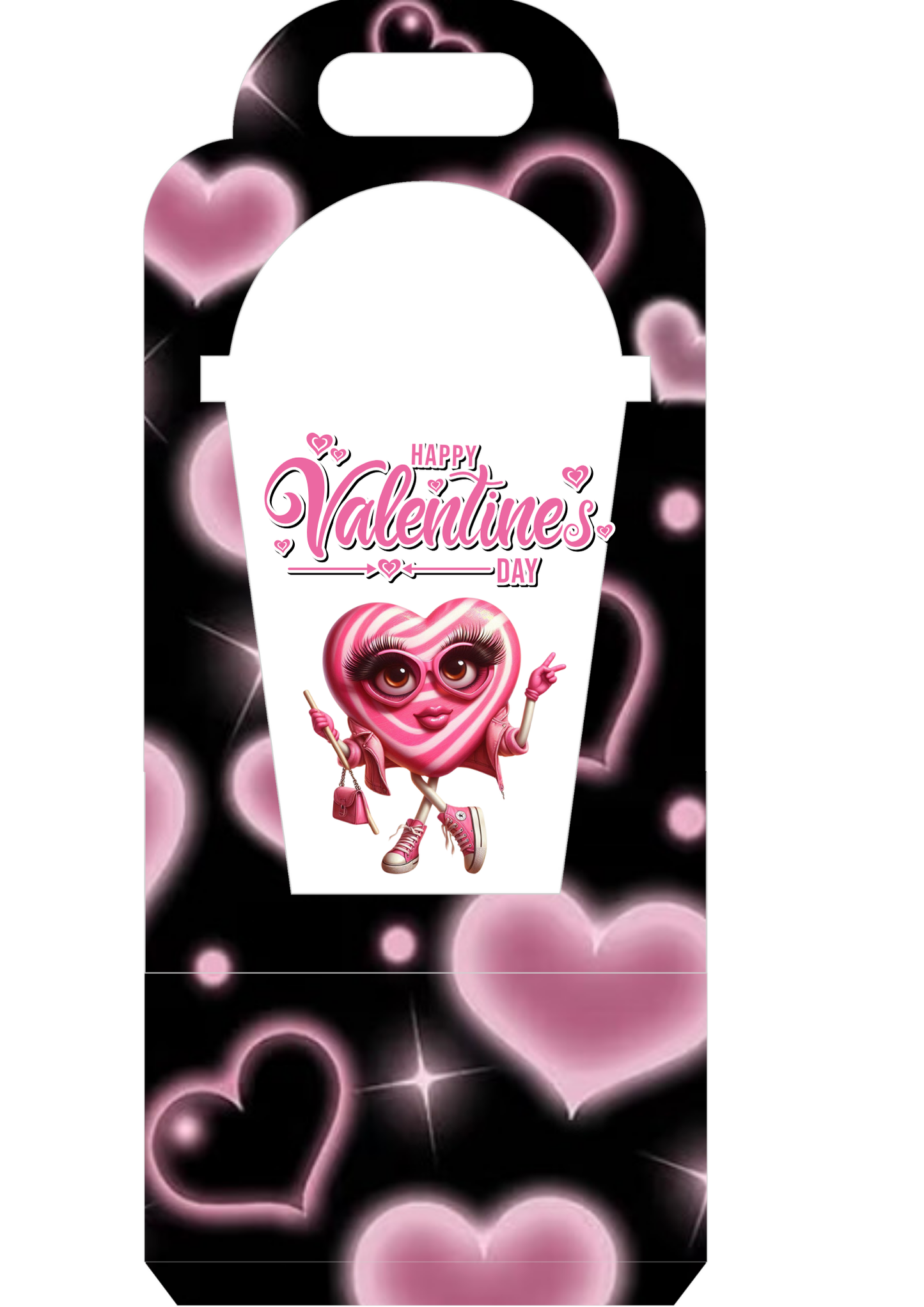 Valentines Day Dome Cup Template