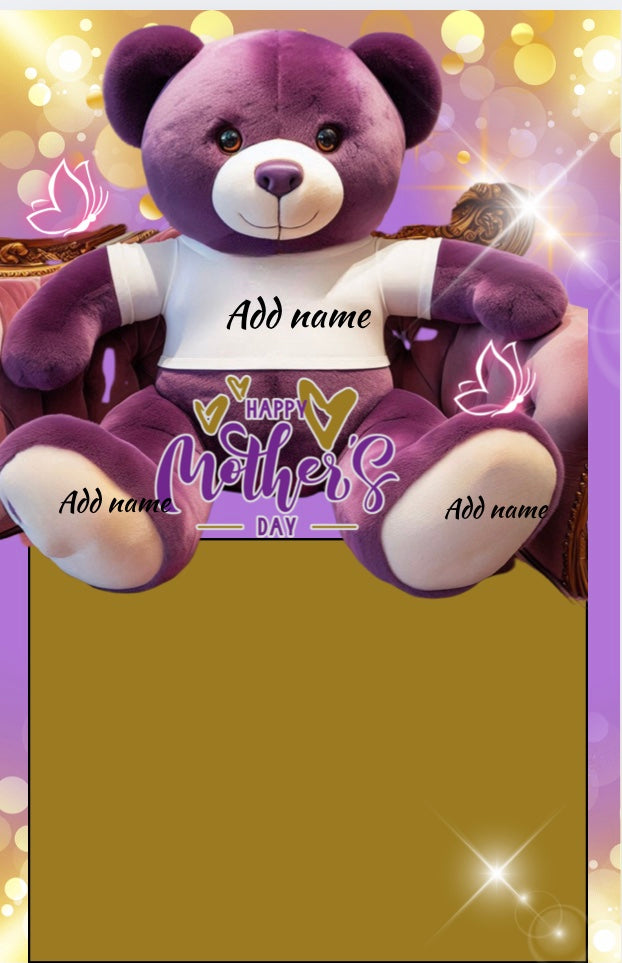 Moma Bear Jumbo Gift Card Template Bundle