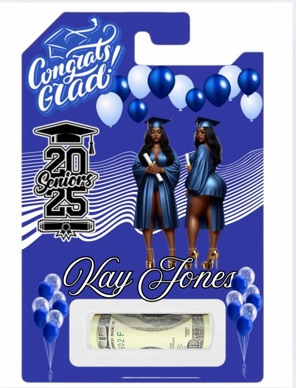 Graduation class of 2025 Money Holder Template