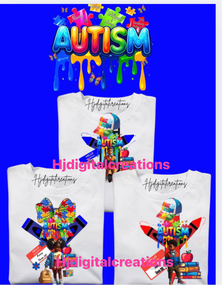Back To School Autism Design