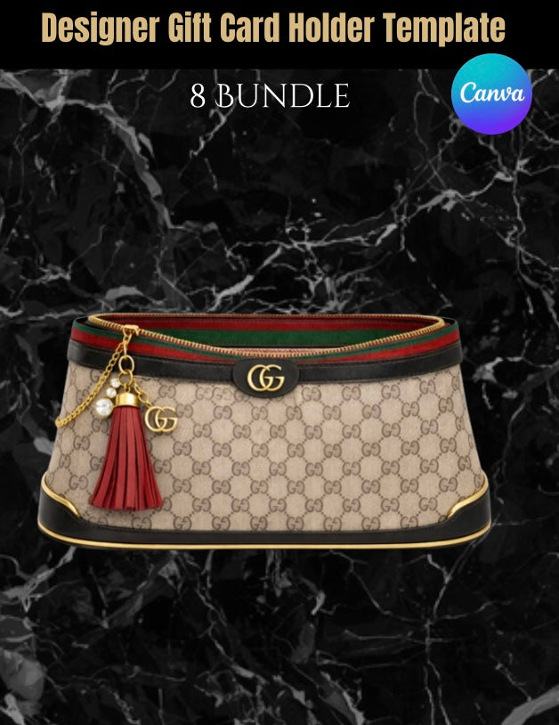 Designer Gift Card Holder Template