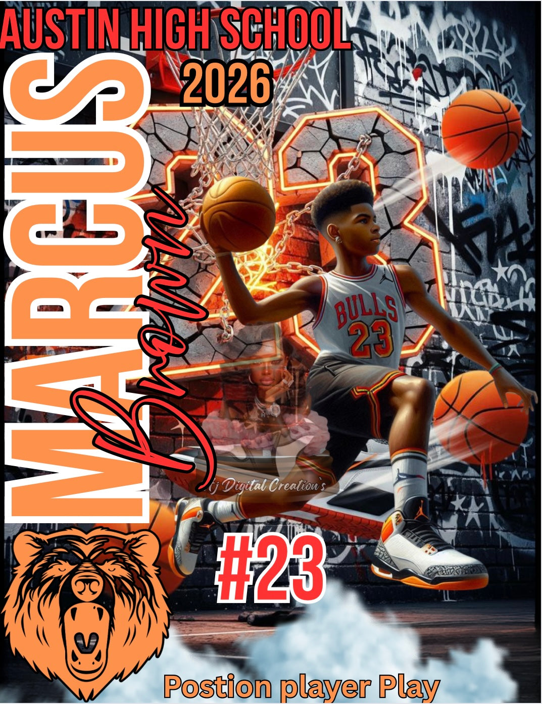 Basketball Poster Template Bundle
