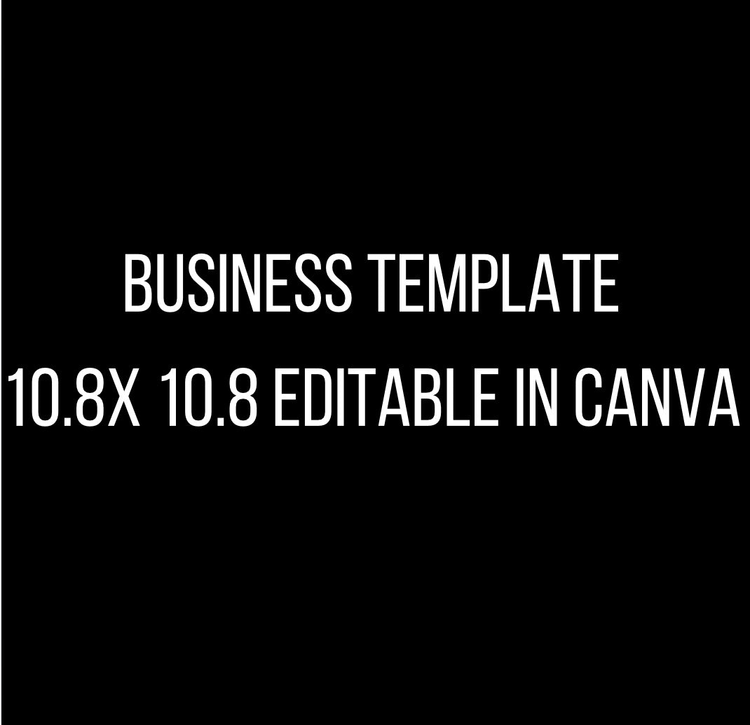 Premade Business Card Template