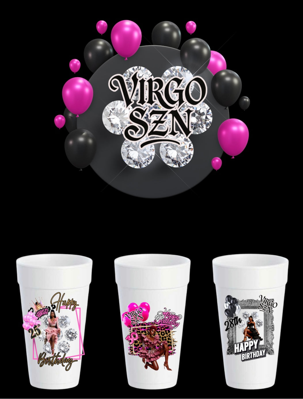 Party Favor Cup Template Bundle