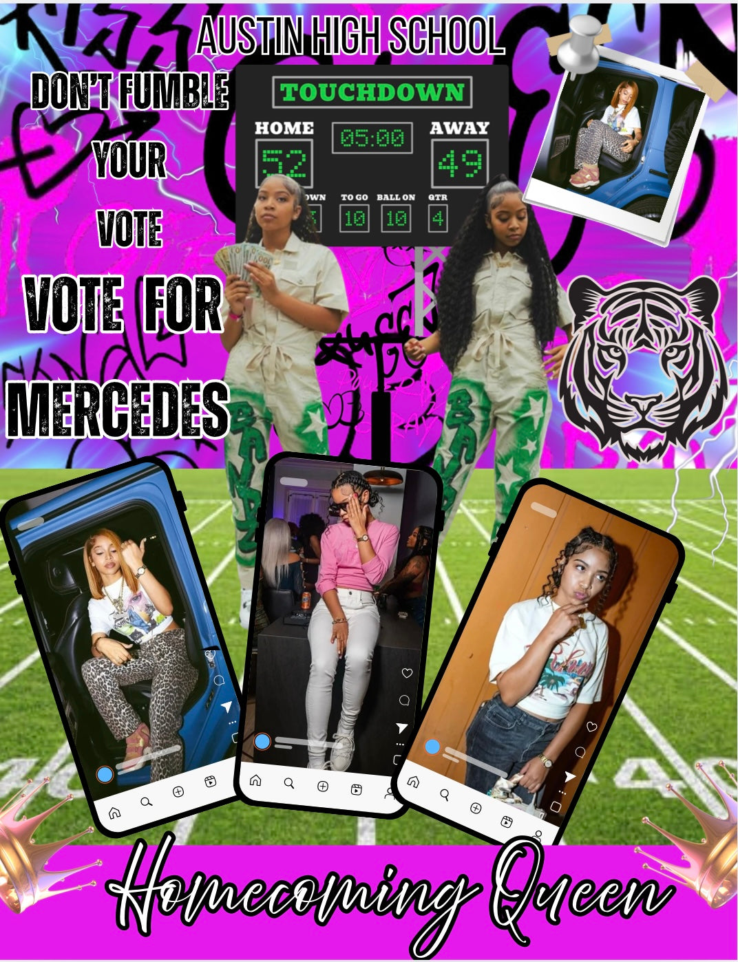 Premade Homecoming Flyer Template