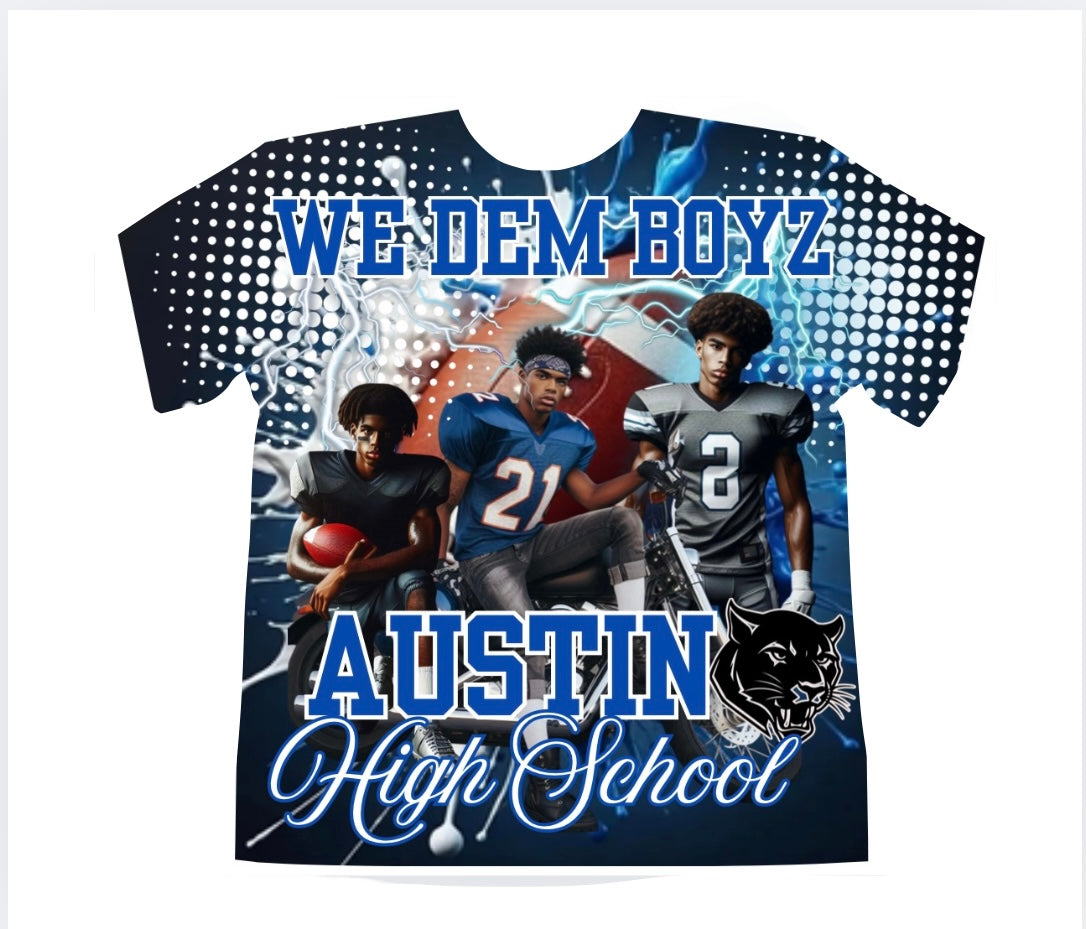 Football 3D AOP Shirt Template