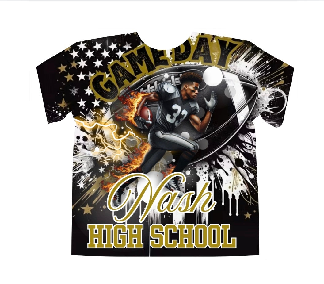 Football 3D AOP Shirt Template