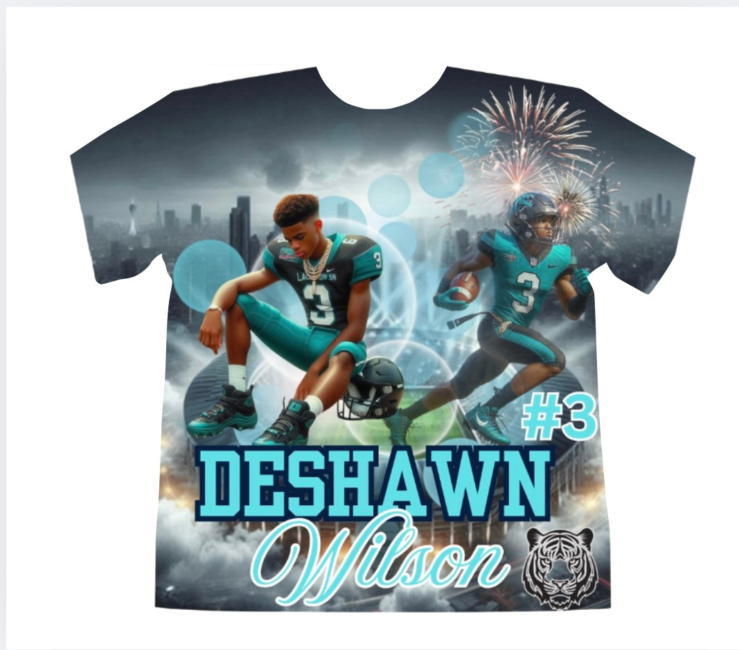 Football 3D AOP Shirt Template