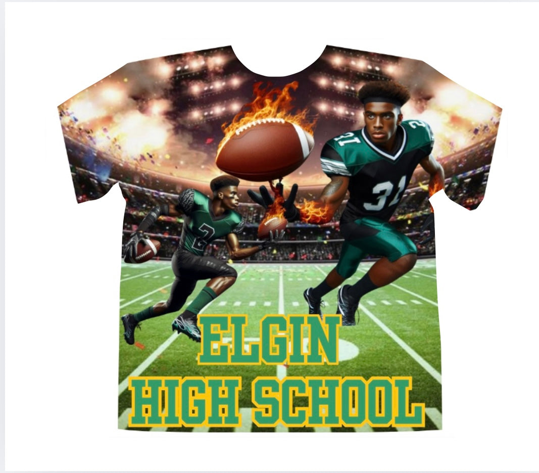 Football 3D AOP Shirt Template