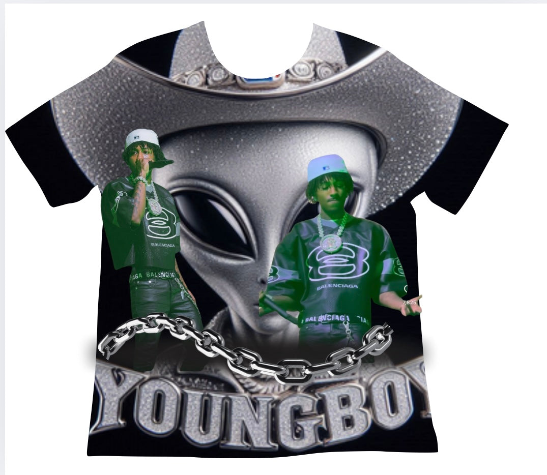Youngboy AOP t shirt template