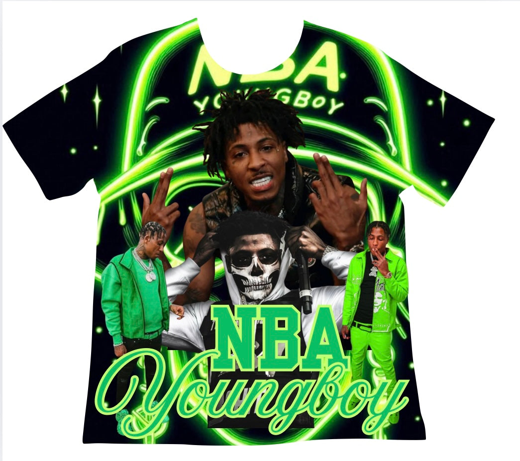 Youngboy AOP t shirt template