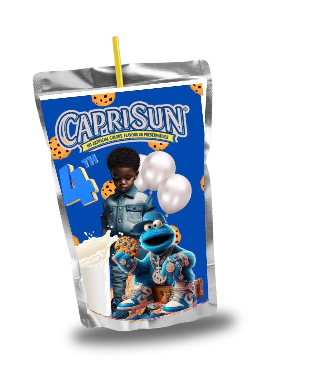 Cookie Monster Birthday Party Favor Bundle (7)
