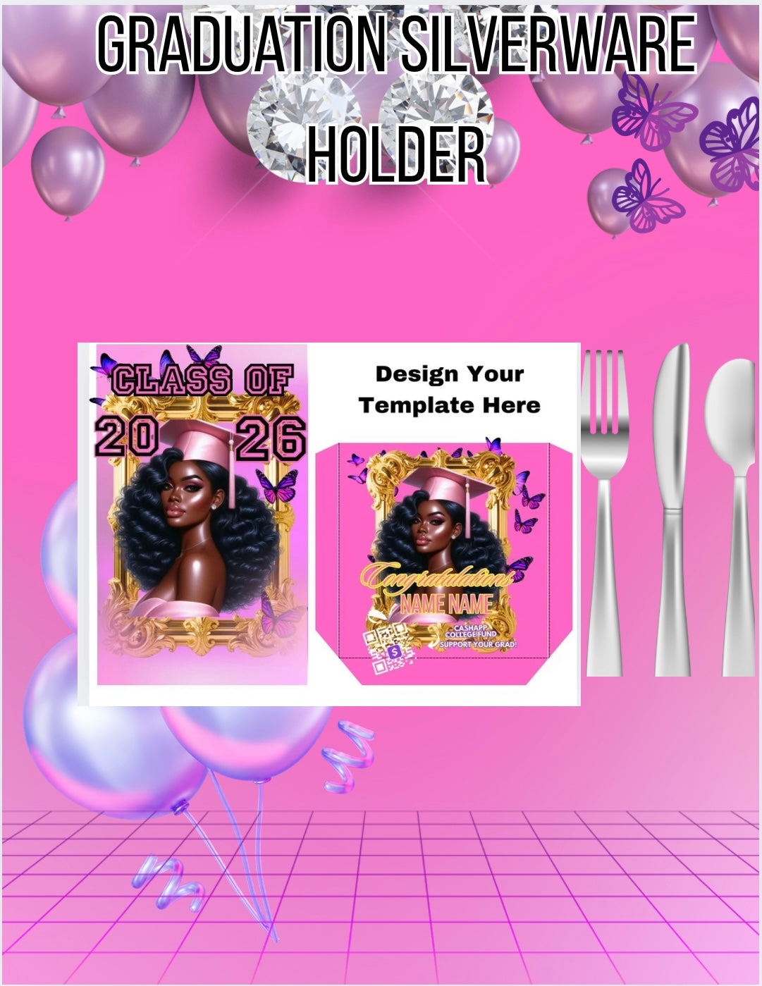 Silverware holder Bundle template