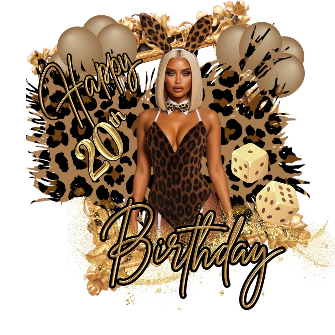 Birthday Gameboard & Cup design