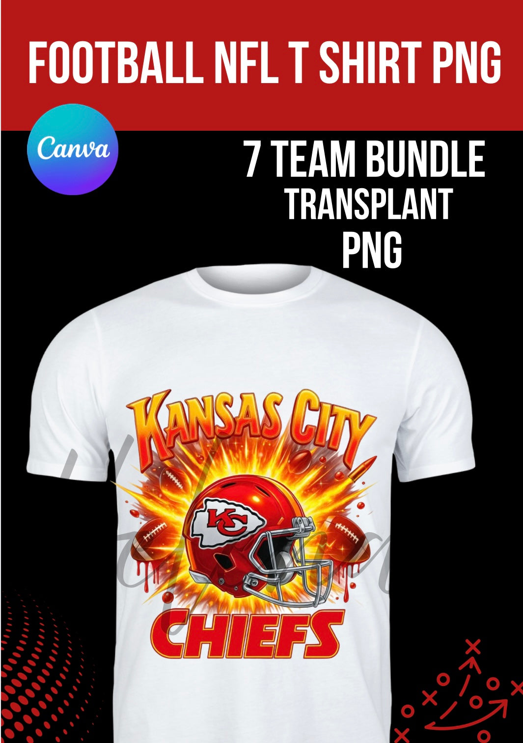 Football NFL T shirt PNG