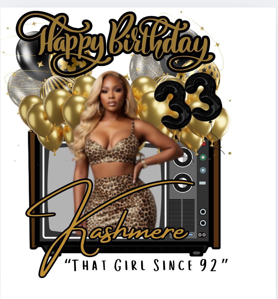 Birthday Cup Template