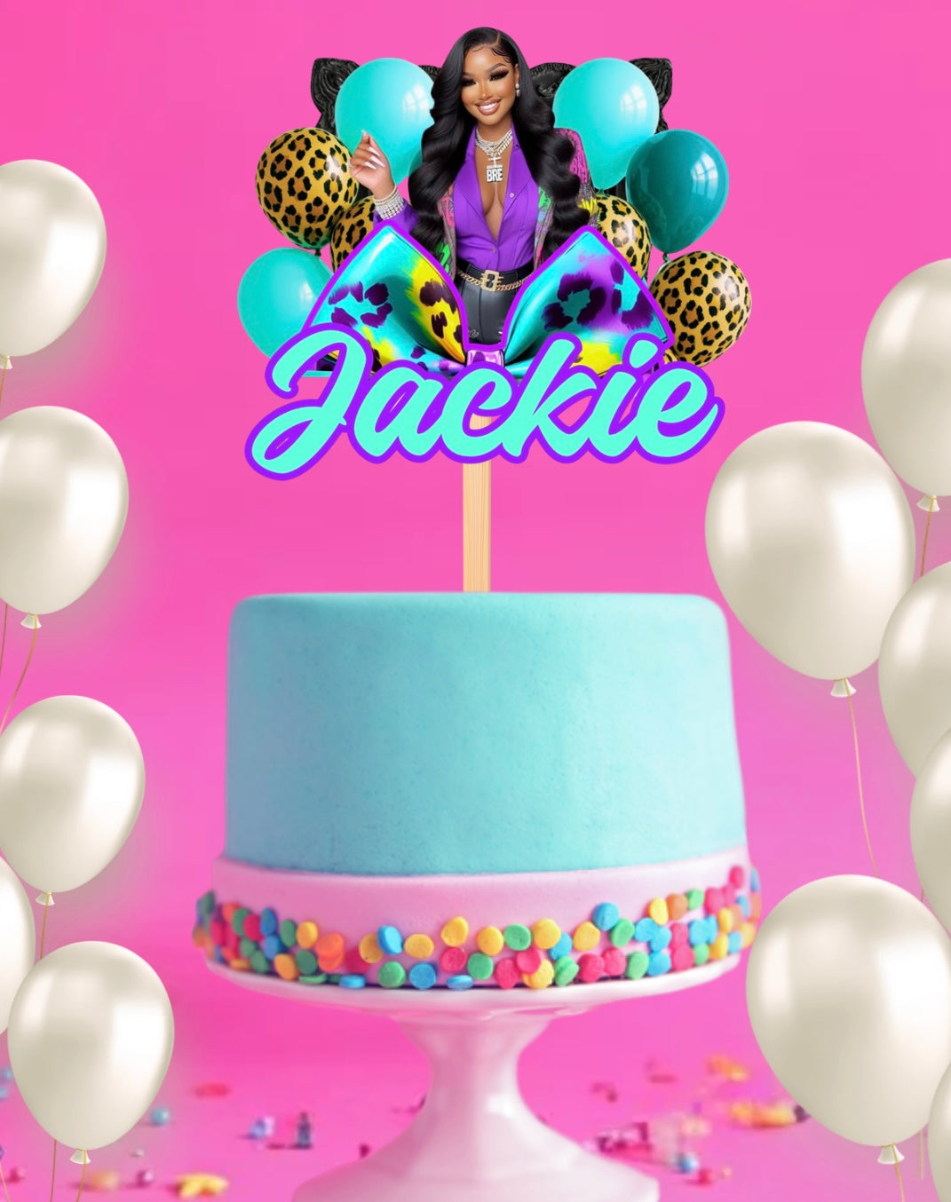Birthday Cake Toppers Template