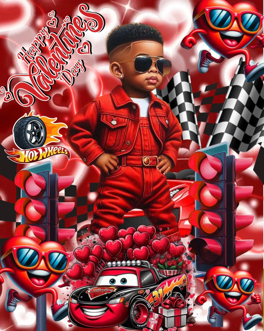 Valentines Hot Wheels Heart Shape Vending Machine Template