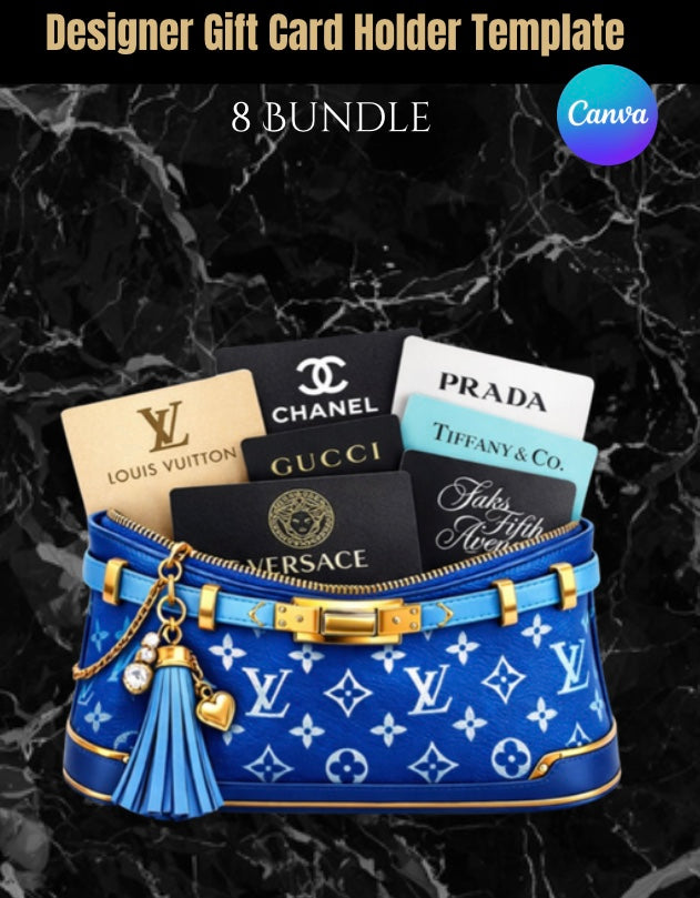 Designer Gift Card Holder Template