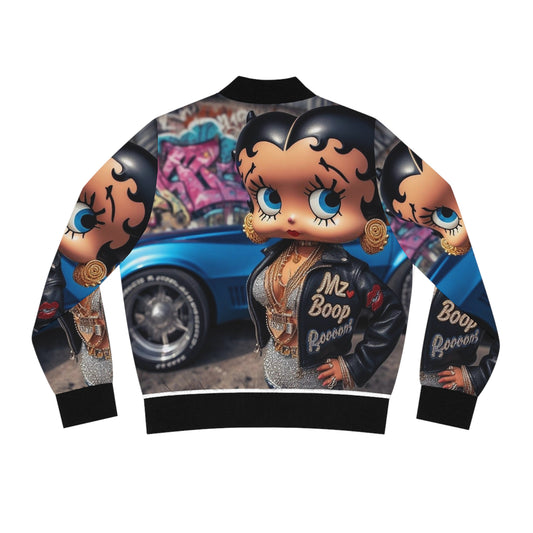 Betty Boop Women's Bomber Jacket (AOP)