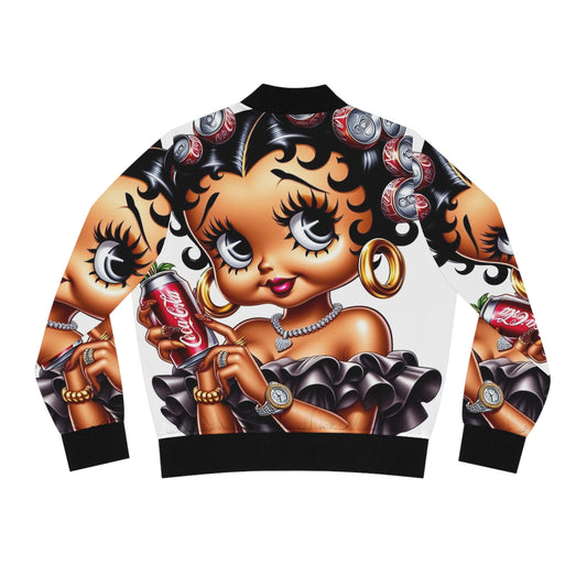 Betty Boop Women's Bomber Jacket (AOP)