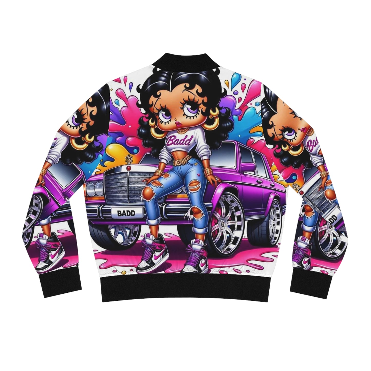 Betty Boop Light Weight Women's Bomber Jacket (AOP)