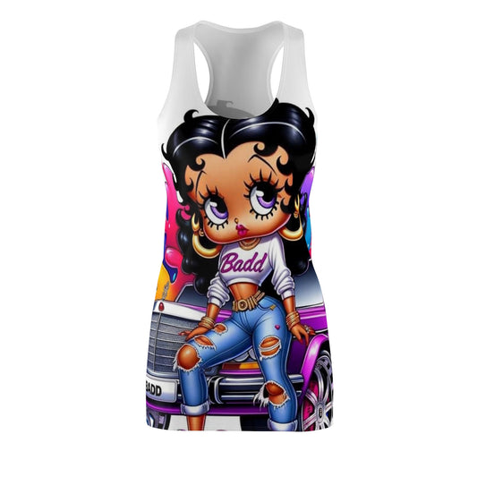 Betty Boop Women's Cut & Sew Racerback Dress (AOP)