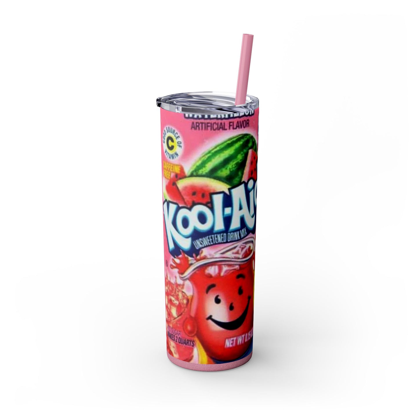 Skinny Tumbler with Straw, 20oz